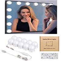 Los mejores  - Kohree Luces para Espejo de Maquillaje LED Luces Tocador Estilo Hollywood 10 Bombillas regulables 3 Modos de Color con…